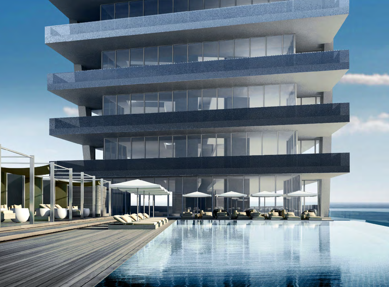 Aston Martin Residences - Rooftop Pool in Miami, FL